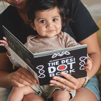 The Desi Dot Book: High-Contrast Patterns for Babies with Activities for All Ages