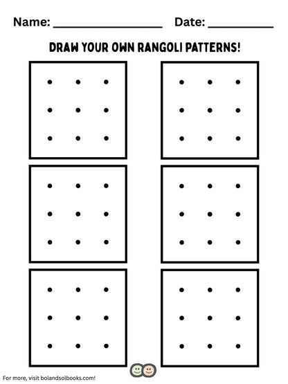 Free Rangoli Coloring Sheets